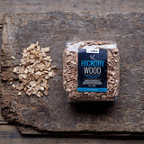 Hickory Smoking Chips Refill on wooden board