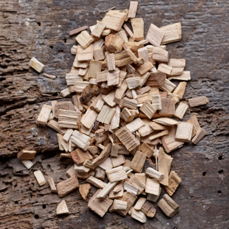 Close-up image of an ample amount of Hickory Wood Smoking Chips
