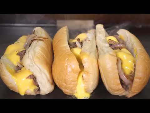 melting cheese on sandwiches using Blackstone 12inch Basting Cover