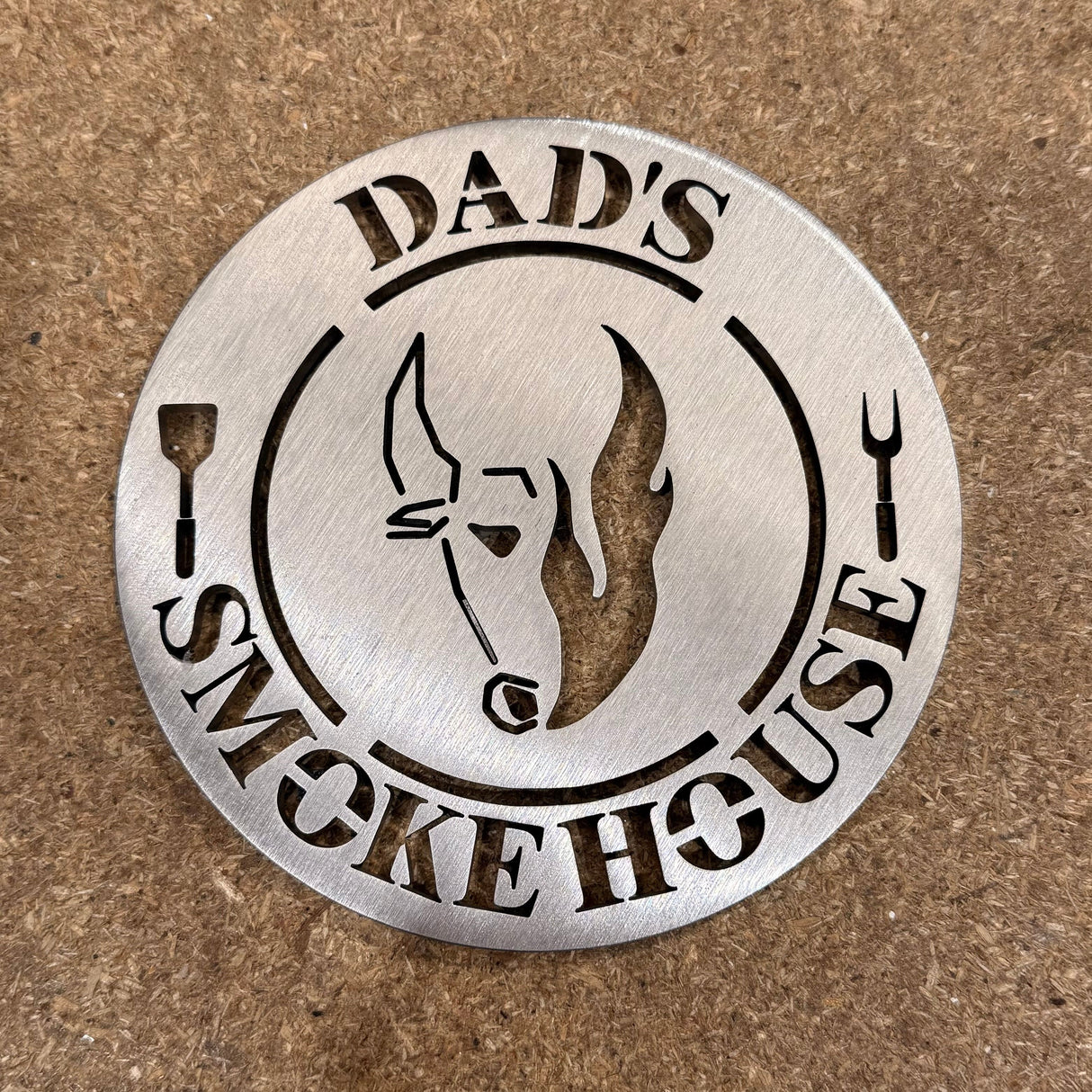 Dads Smokehouse - Stainless Steel Trivet/Coaster