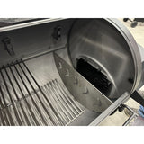 Air Scoop Vertical Baffle System in a grill