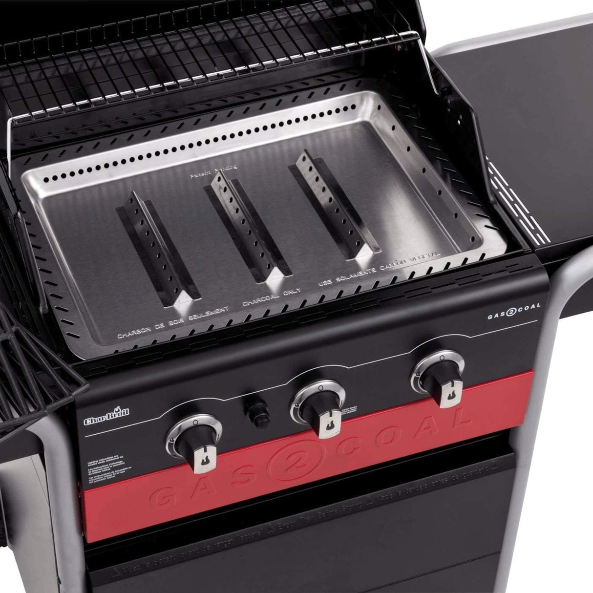 Char-Broil | Gas2Coal® 2.0 330 | 3+1-Burner Hybrid Grill