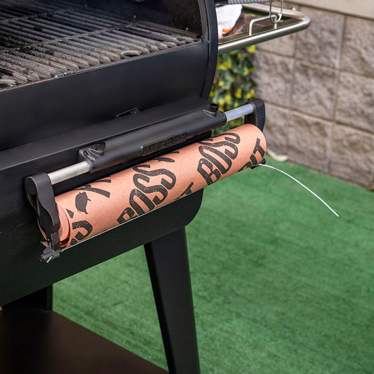 Magnetic Butcher Paper Holder on grill