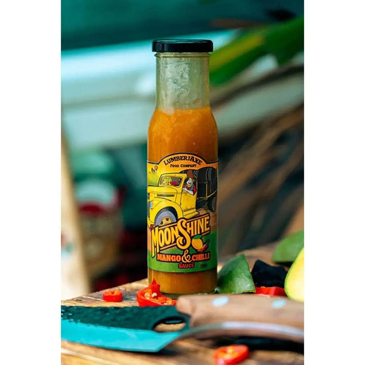 Lumberjaxe | Moonshine Mango & Chilli Sauce (250G) Bbq