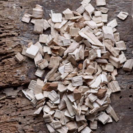 Close-up image of an ample amount of Maple Wood Smoking Chips