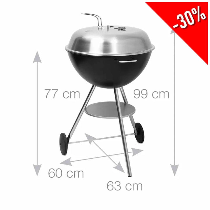 Martinsen 1400 Charcoal Barbecue Kettle Grill dimensions