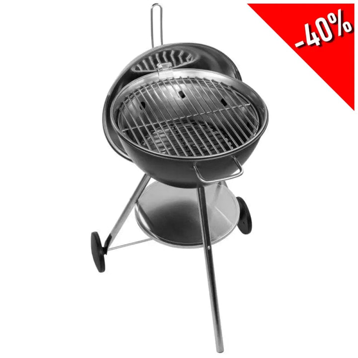 Martinsen 1600 Charcoal Barbecue Kettle Grill lid open