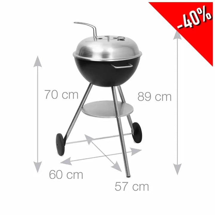 Martinsen 1600 Charcoal Barbecue Kettle Grill dimensions