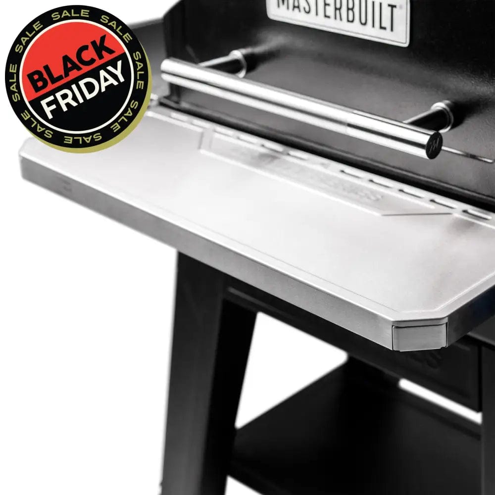 shelf up on Gravity Series XT Digital Charcoal Grill and Smoker