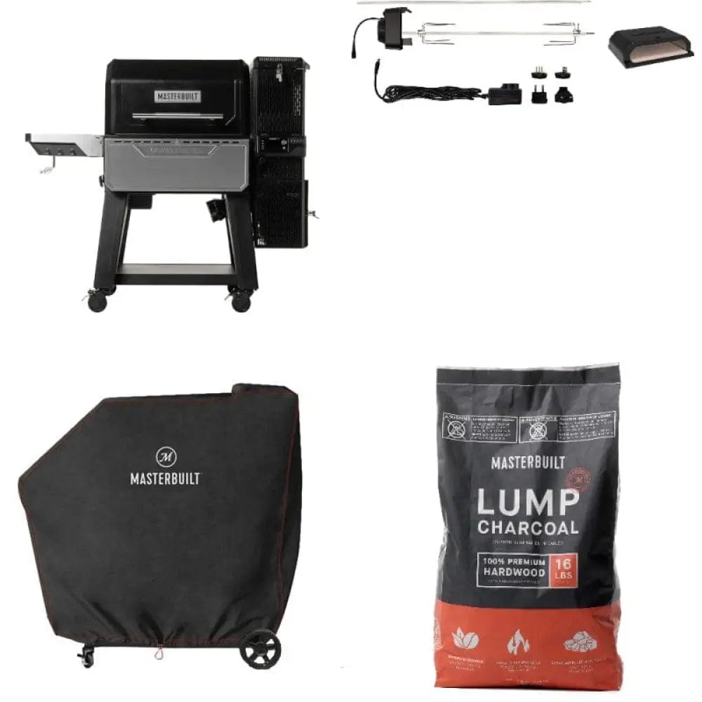 Masterbuilt Gravity Series Xt Digital Charcoal Bbq Grill & Smoker + Entertainer Pack Pitmaster