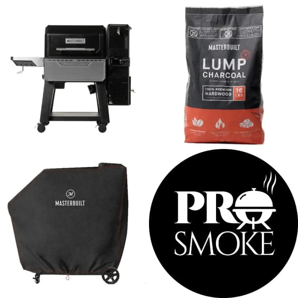 Masterbuilt Gravity Series Xt Digital Charcoal Bbq Grill & Smoker + Entertainer Pack Starter