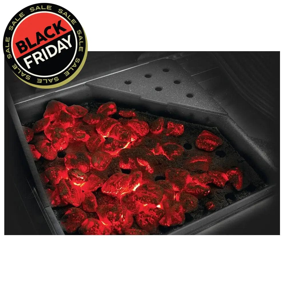 charcoal on Napoleon Freestyle 425 4-Burner Gas Grill