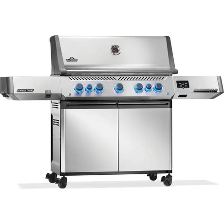 Napoleon Prestige 665 Connected Gas Grill front angle view closed