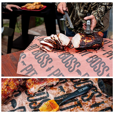 Magnetic Butcher Paper Holder meat on paper