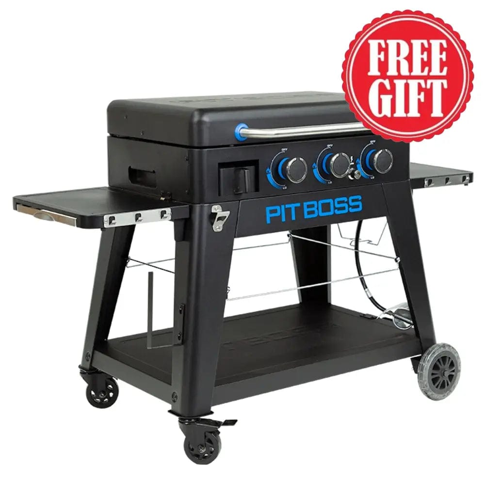 Pit Boss Grills | 3-Burner Ultimate Lift-Off Plancha + Free Tool Kit Gas Griddles