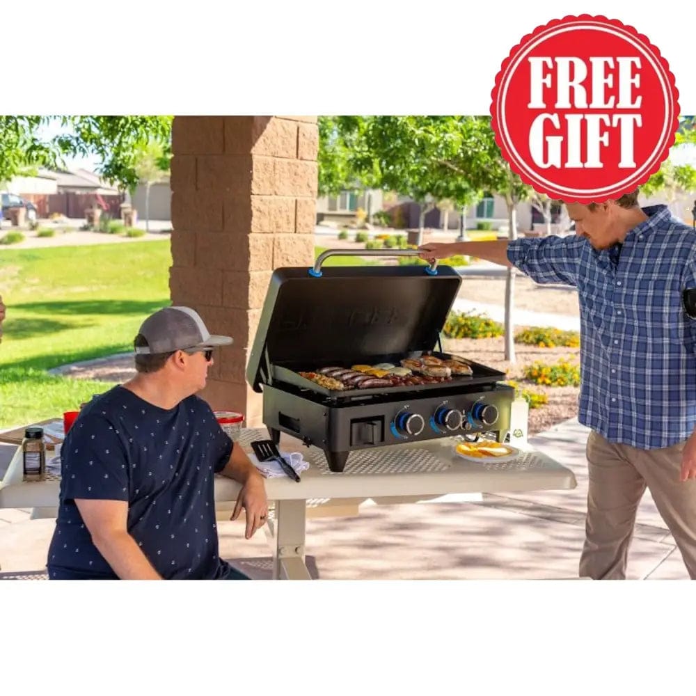 Pit Boss Grills | 3-Burner Ultimate Lift-Off Plancha + Free Tool Kit Gas Griddles