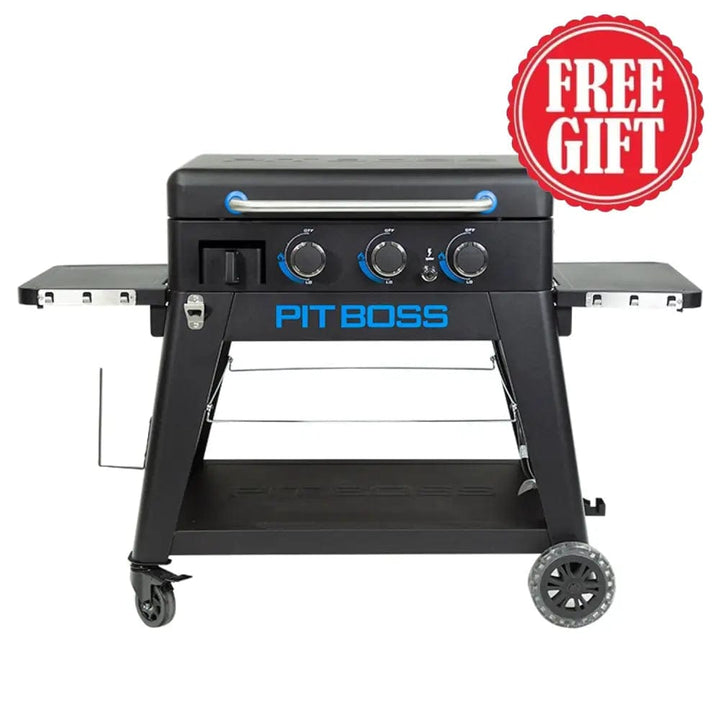 Pit Boss Grills | 3-Burner Ultimate Lift-Off Plancha + Free Tool Kit Gas Griddles