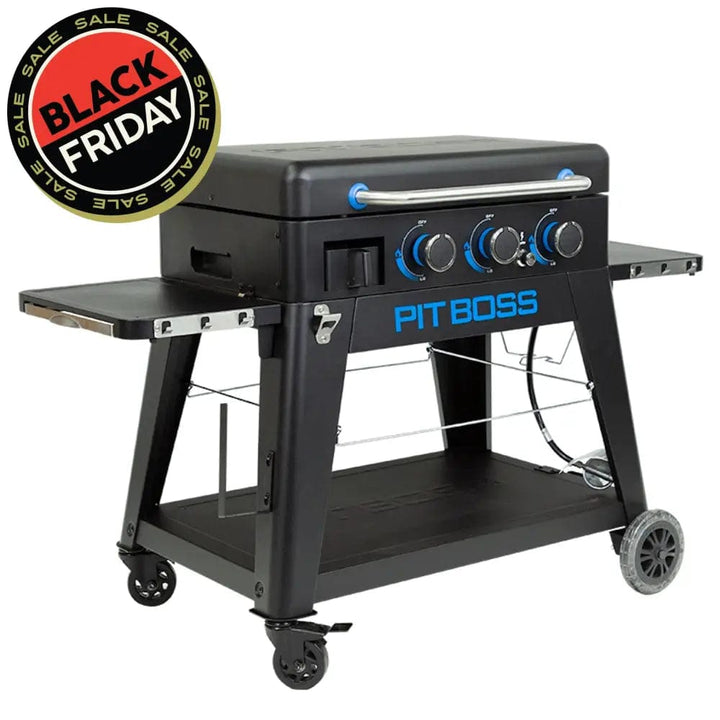 Pit Boss Grills | 3-Burner Ultimate Lift-Off Plancha + Free Tool Kit Gas Griddles