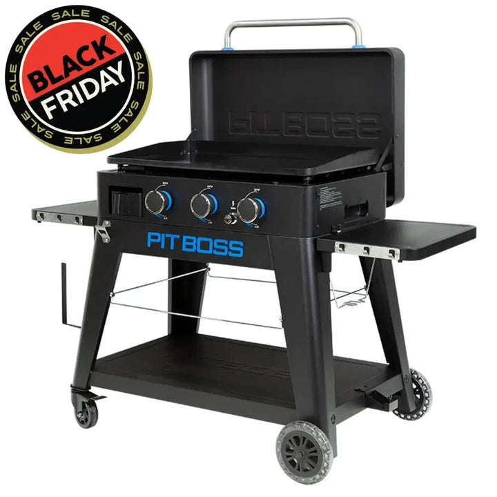 Pit Boss Grills | 3-Burner Ultimate Lift-Off Plancha + Free Tool Kit Gas Griddles