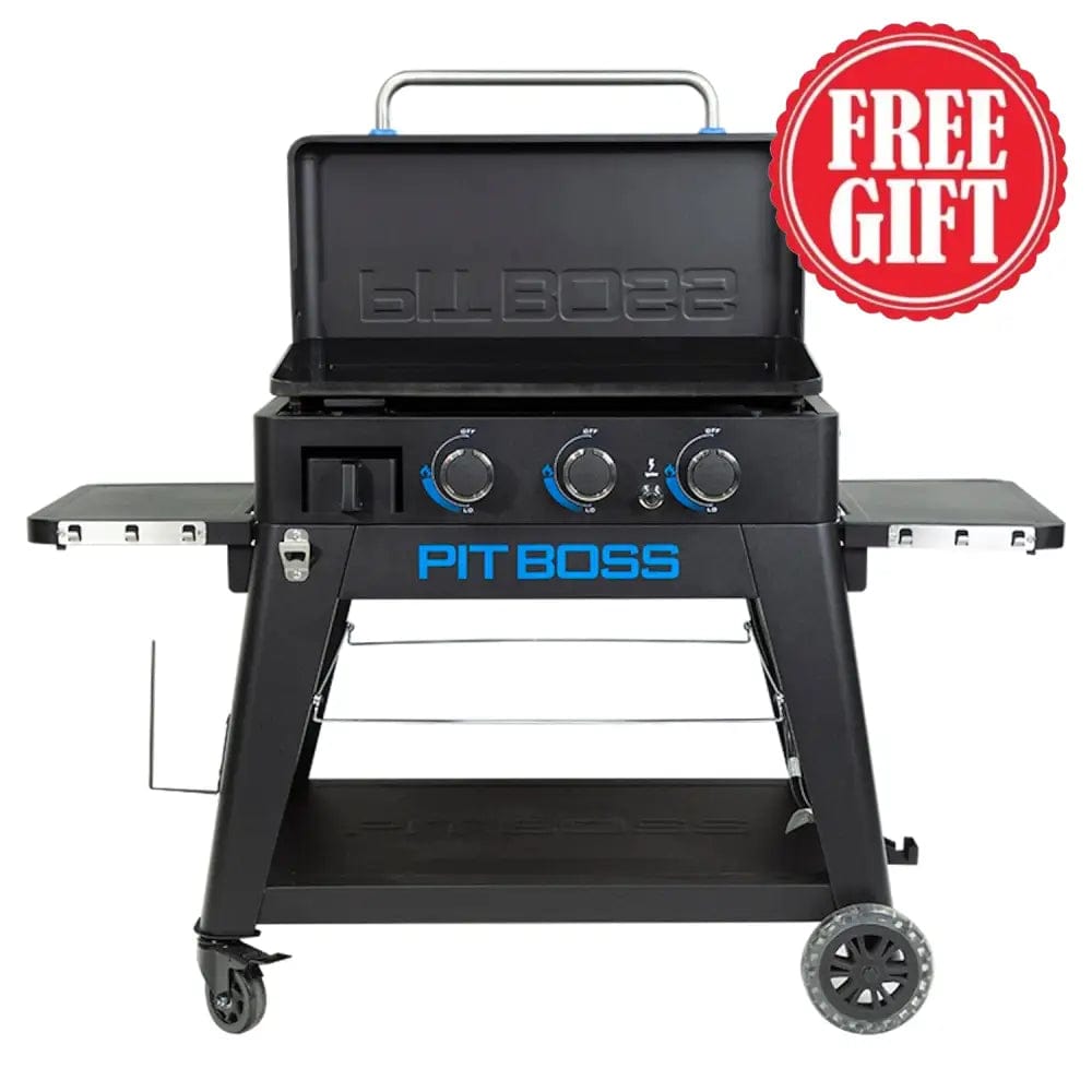 Pit Boss Grills | 3-Burner Ultimate Lift-Off Plancha + Free Tool Kit Gas Griddles