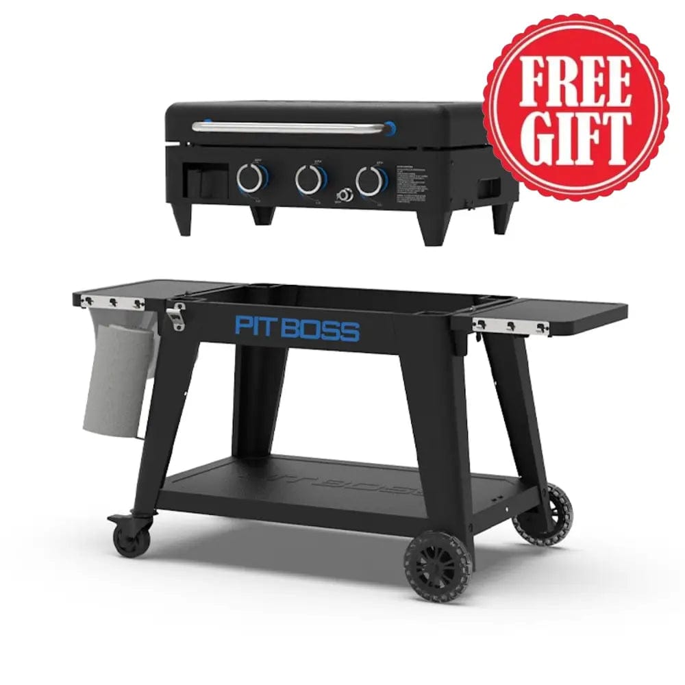 Pit Boss Grills | 3-Burner Ultimate Lift-Off Plancha + Free Tool Kit Gas Griddles