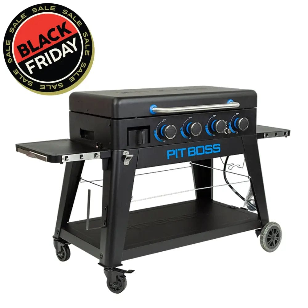 Pit Boss Grills | 4-Burner Ultimate Lift-Off Plancha + Free Tool Kit Gas Griddles