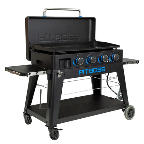 Pit Boss Grills | 4-Burner Ultimate Lift-Off Plancha + Free Tool Kit Gas Griddles