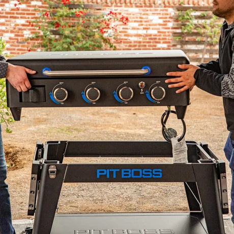 Pit Boss Grills | 4-Burner Ultimate Lift-Off Plancha + Free Tool Kit Gas Griddles