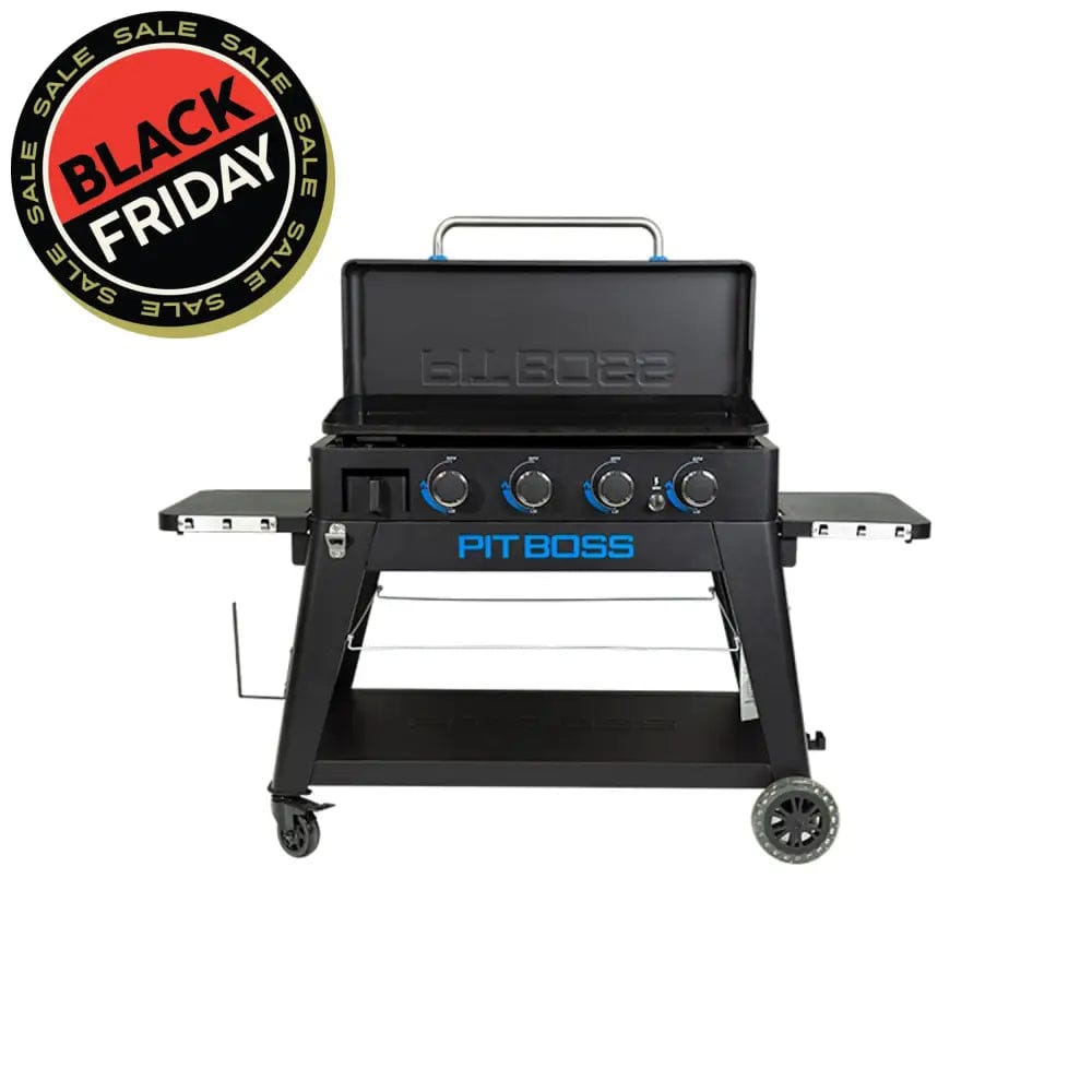 Pit Boss Grills | 4-Burner Ultimate Lift-Off Plancha + Free Tool Kit Gas Griddles