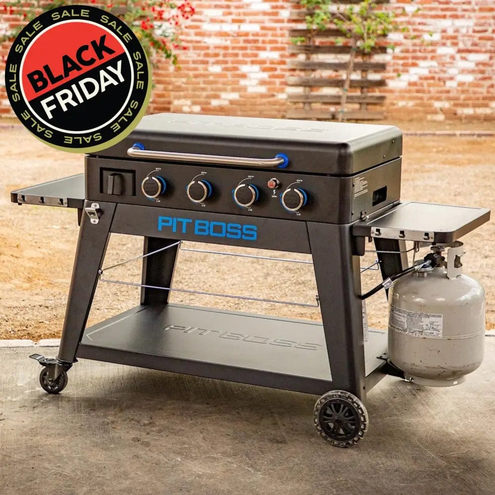 Pit Boss Grills | 4-Burner Ultimate Lift-Off Plancha + Free Tool Kit Gas Griddles