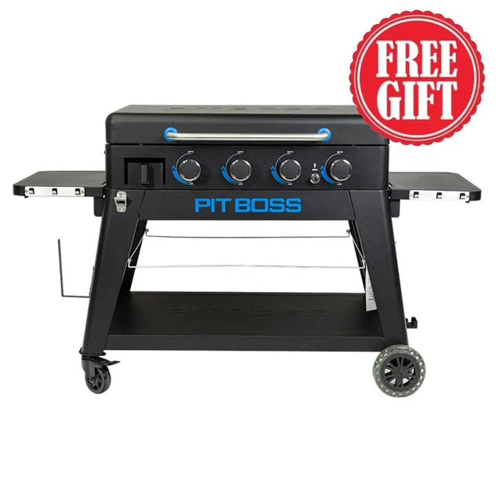 Pit Boss Grills | 4-Burner Ultimate Lift-Off Plancha + Free Tool Kit Gas Griddles