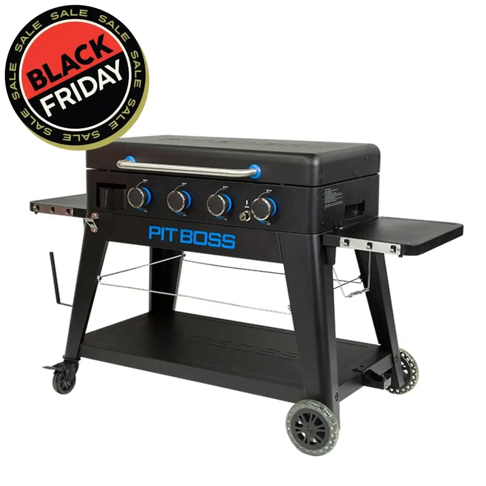 Pit Boss Grills | 4-Burner Ultimate Lift-Off Plancha + Free Tool Kit Gas Griddles