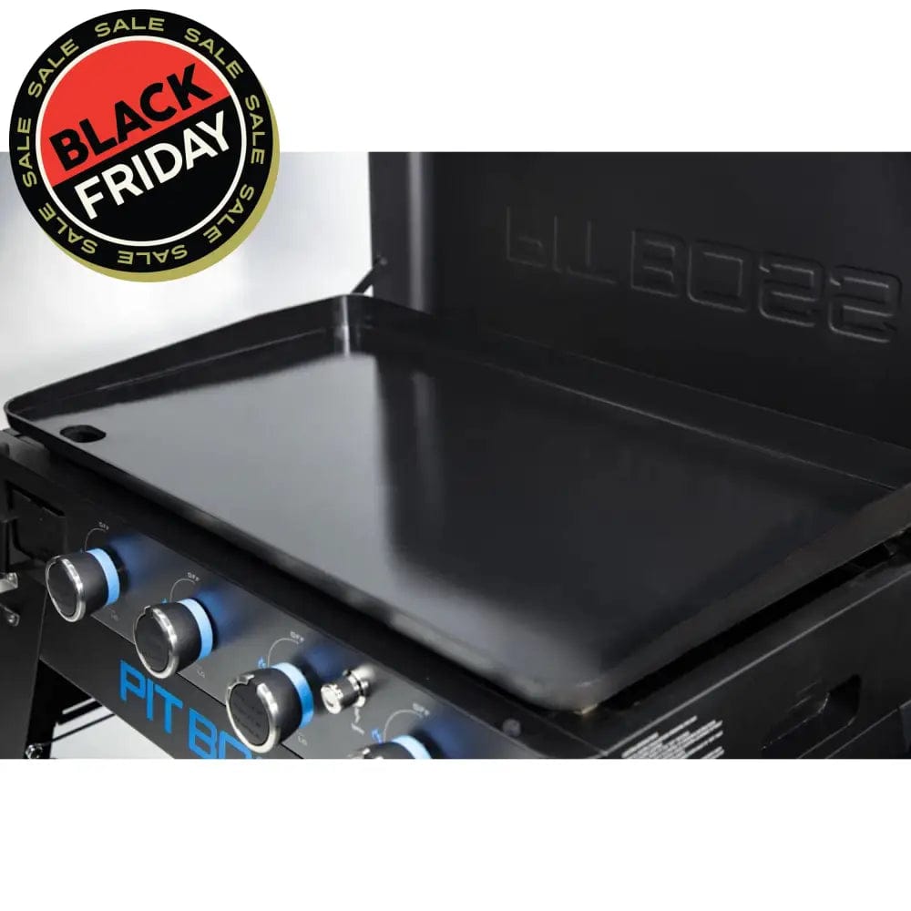 Pit Boss Grills | 4-Burner Ultimate Lift-Off Plancha + Free Tool Kit Gas Griddles