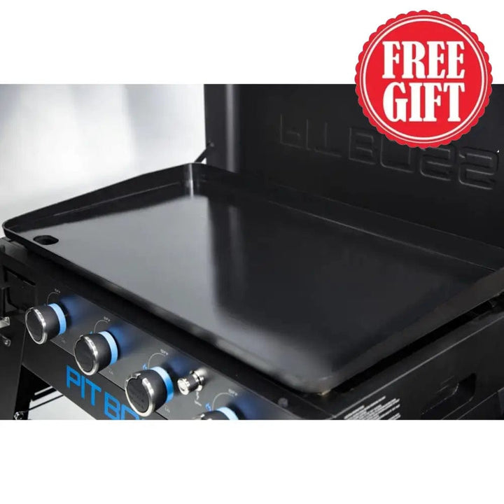 Pit Boss Grills | 4-Burner Ultimate Lift-Off Plancha + Free Tool Kit Gas Griddles