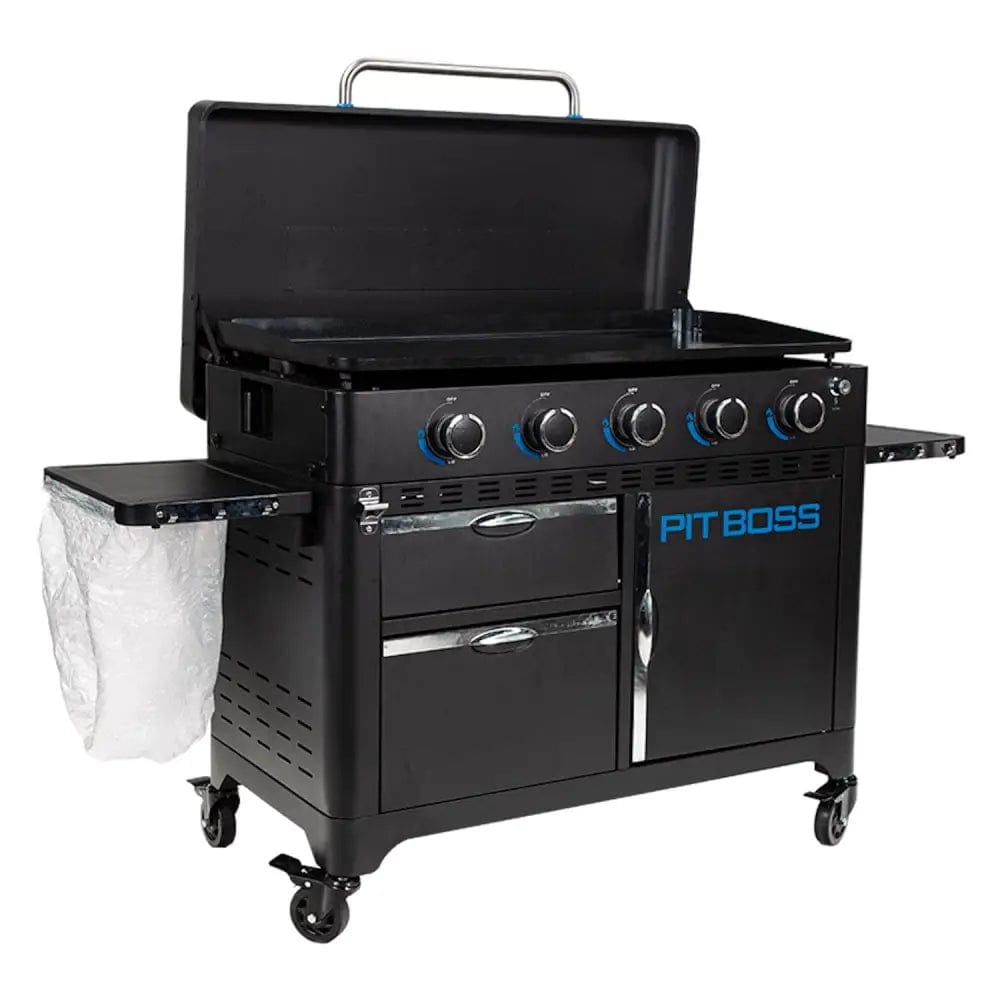 Pit Boss Grills | 5-Burner Ultimate Plancha + Free Tool Kit Gas Griddles