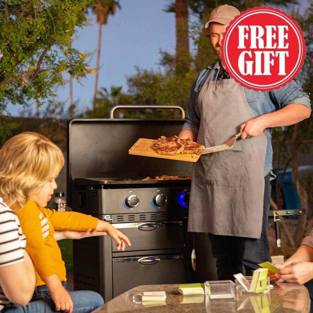 Pit Boss Grills | 5-Burner Ultimate Plancha + Free Tool Kit Gas Griddles