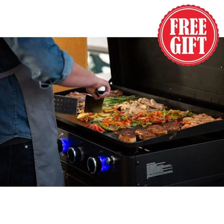 Pit Boss Grills | 5-Burner Ultimate Plancha + Free Tool Kit Gas Griddles