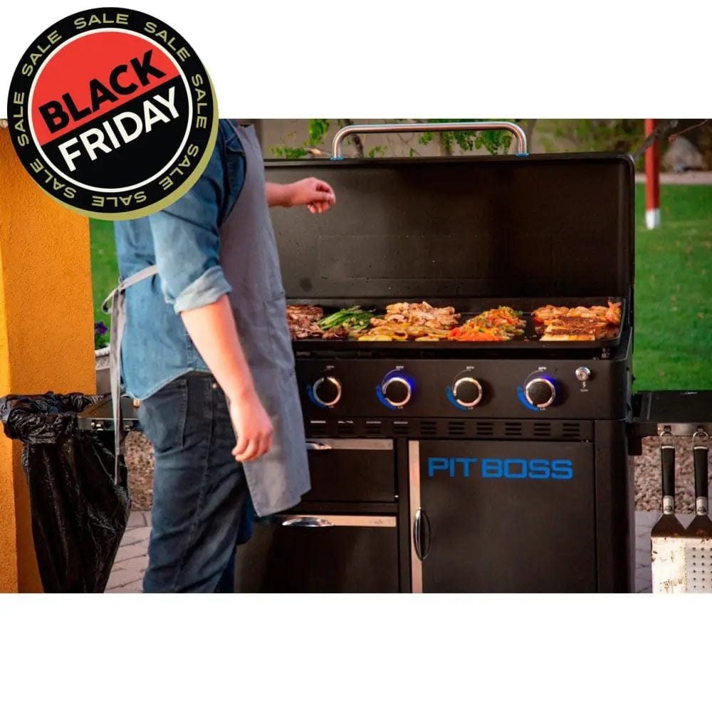 Pit Boss Grills | 5-Burner Ultimate Plancha + Free Tool Kit Gas Griddles