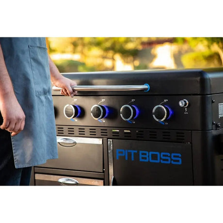 Pit Boss Grills | 5-Burner Ultimate Plancha + Free Tool Kit Gas Griddles