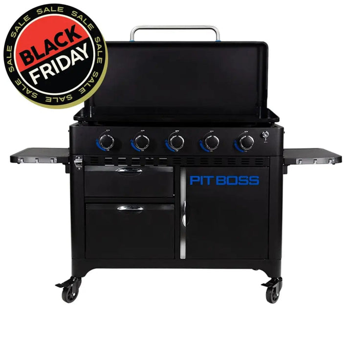 Pit Boss Grills | 5-Burner Ultimate Plancha + Free Tool Kit Gas Griddles