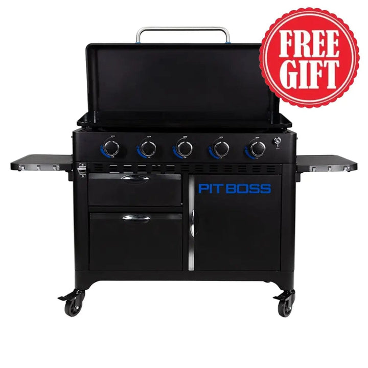 Pit Boss Grills | 5-Burner Ultimate Plancha + Free Tool Kit Gas Griddles