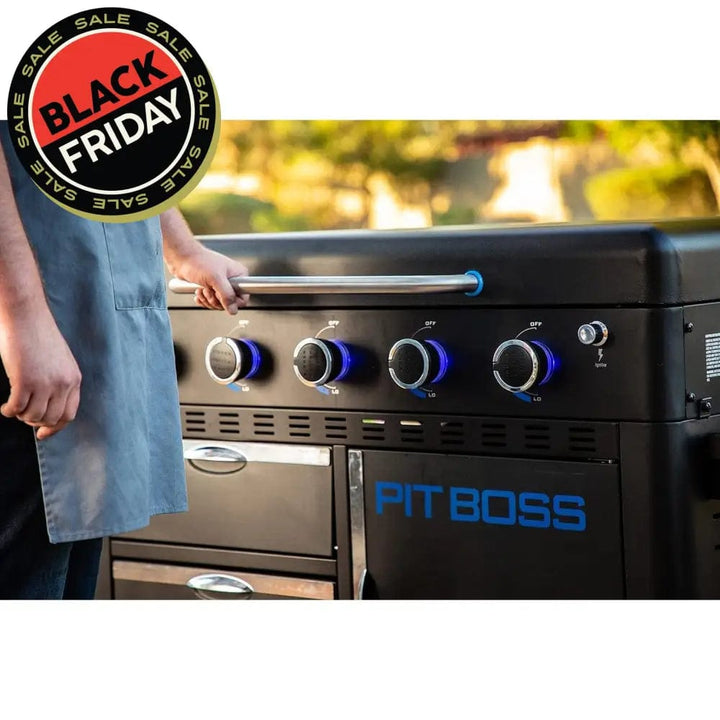 Pit Boss Grills | 5-Burner Ultimate Plancha + Free Tool Kit Gas Griddles