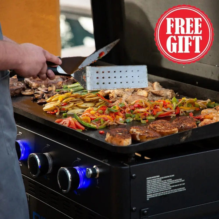 Pit Boss Grills | 5-Burner Ultimate Plancha + Free Tool Kit Gas Griddles