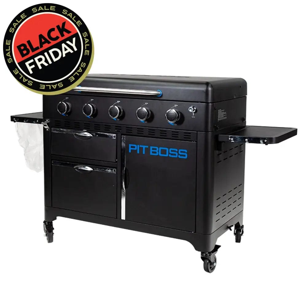 Pit Boss Grills | 5-Burner Ultimate Plancha + Free Tool Kit Gas Griddles