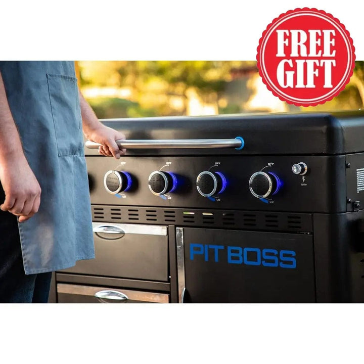 Pit Boss Grills | 5-Burner Ultimate Plancha + Free Tool Kit Gas Griddles