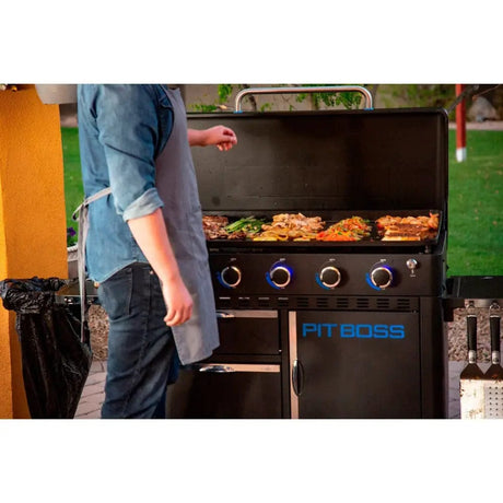 Pit Boss Grills | 5-Burner Ultimate Plancha + Free Tool Kit Gas Griddles