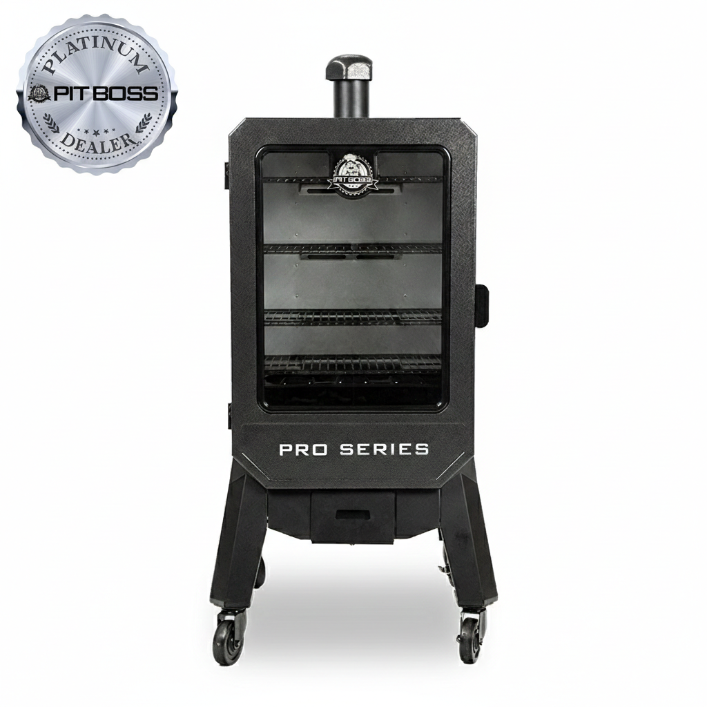Pit Boss Grills | Pit Boss Pro Series 4-Series Vertical Wood Pellet Smoker + Free Gift
