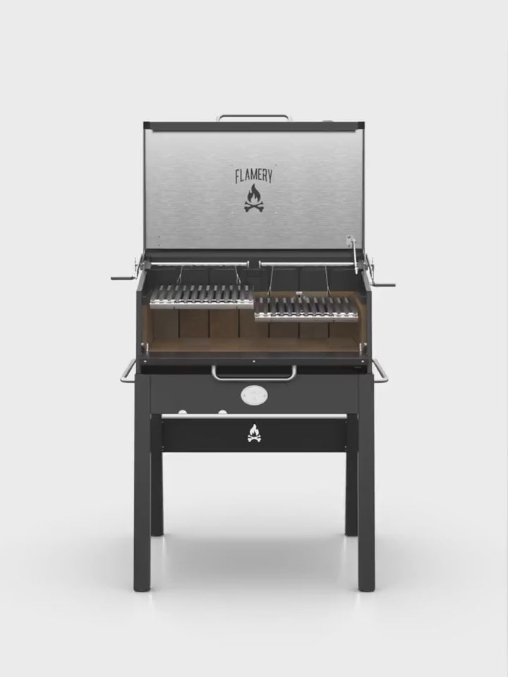 FLAMERY | ASADO PRO.1.1 / Small Asado Grill on Stand