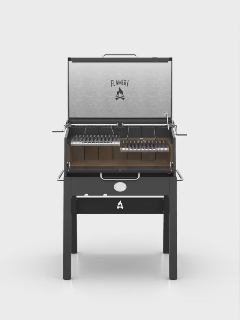 FLAMERY Small Asado Grill on Stand