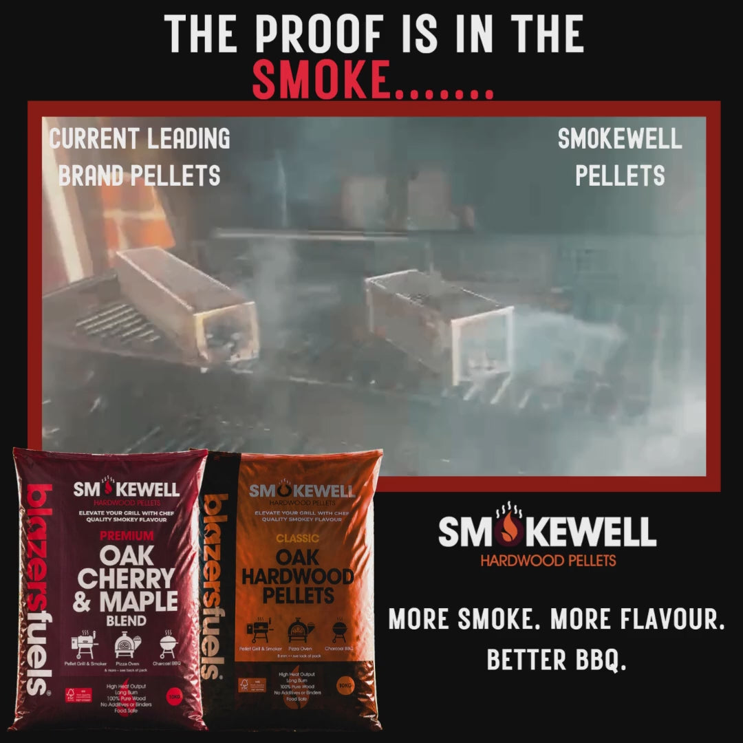 blazersfuels | Smokewell Smoking & Cooking Hardwood Pellets | 10 Kg Bag